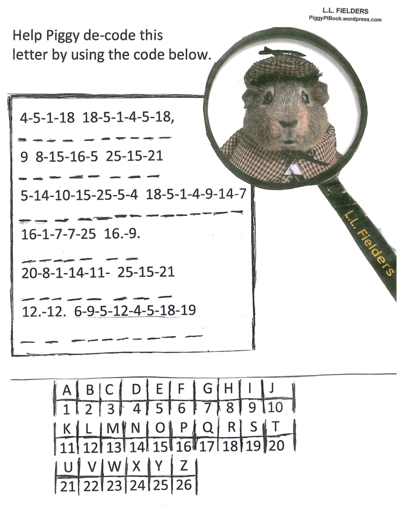 Piggy Decoder Activity